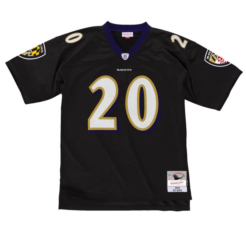 Ray Lewis Baltimore Ravens Mitchell & Ness Throwback Legacy Purple  Jersey Sz L