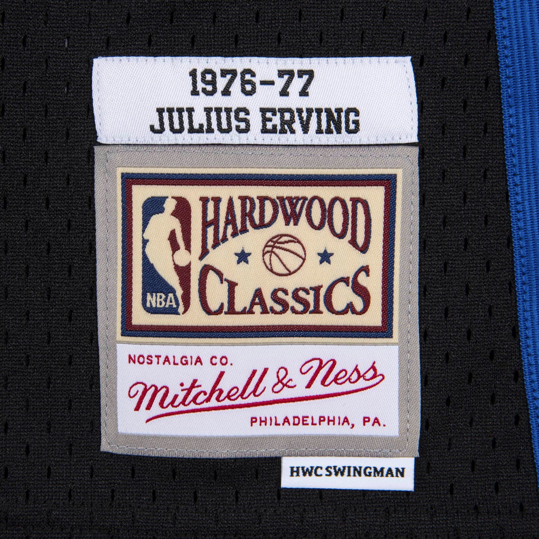 Julius Erving New Jersey Nets Hardwood Classics Throwback NBA