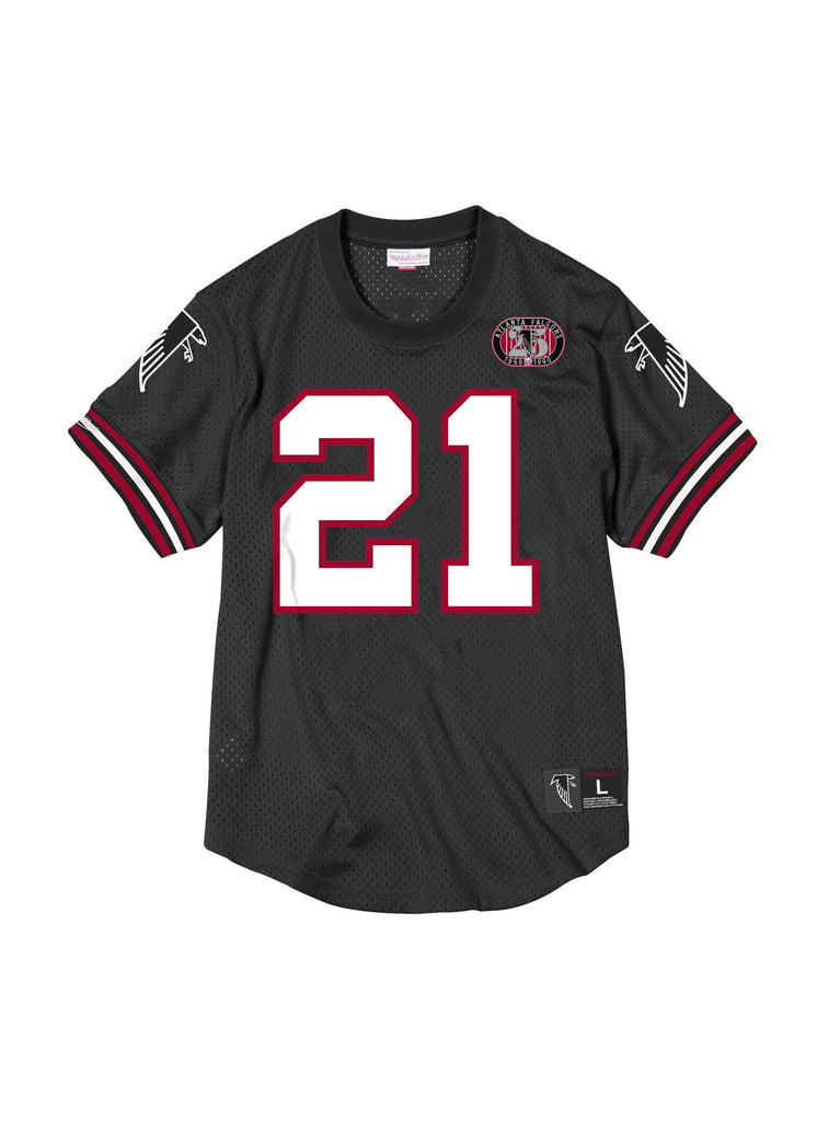 Men's Atlanta Falcons Deion Sanders Mitchell & Ness Black/Red Big