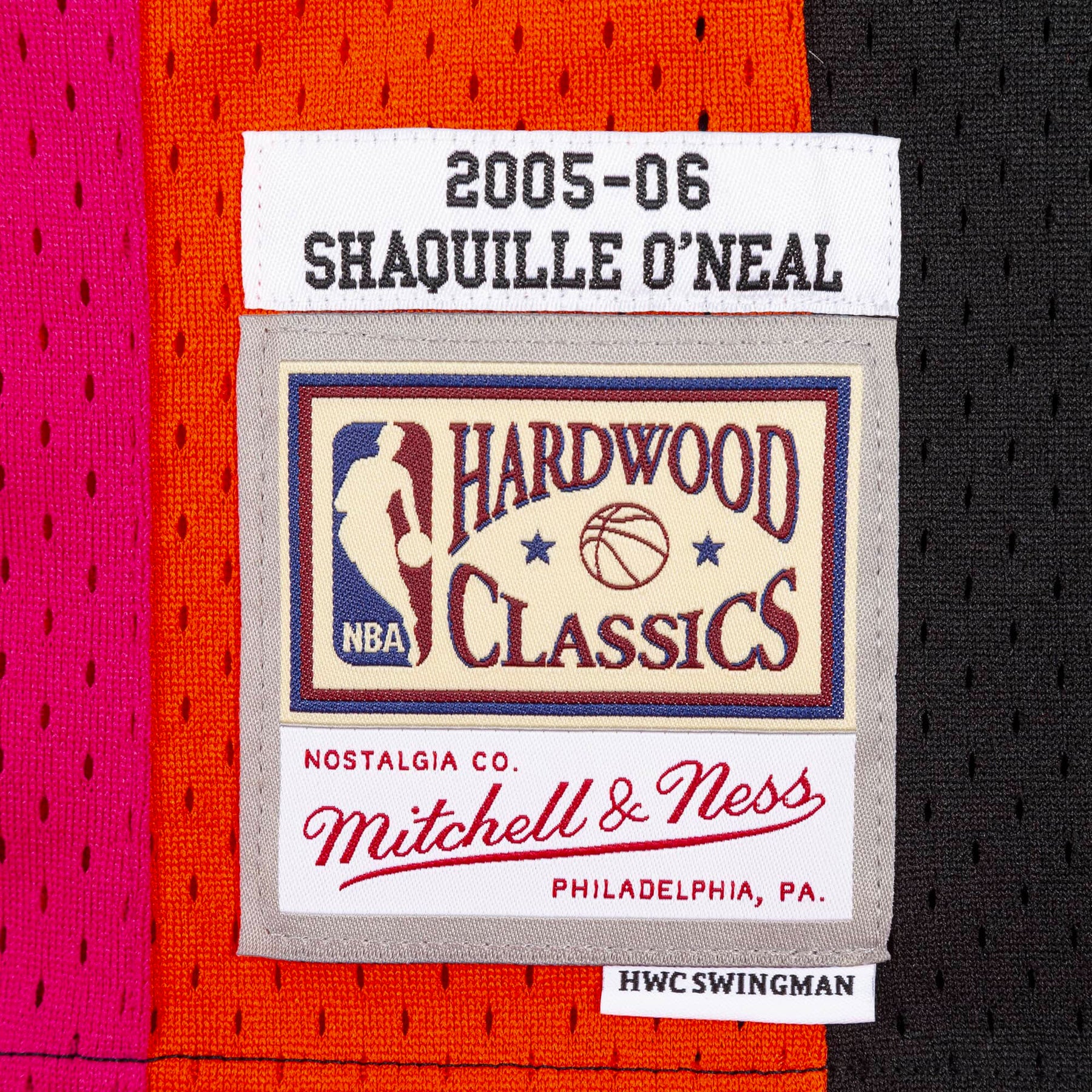 Shaquille O'Neal Miami Heat Mitchell & Ness Hardwood Classics