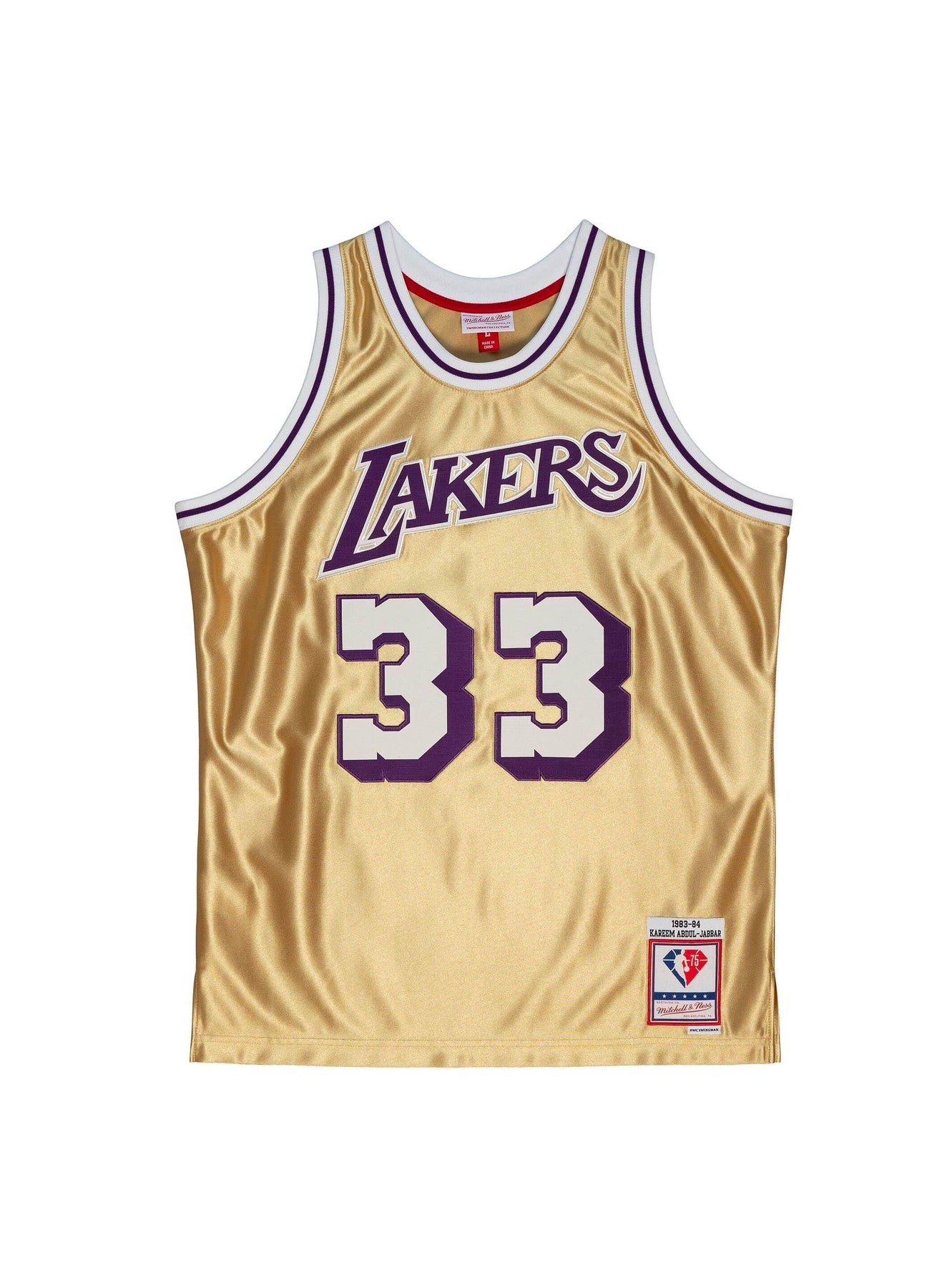 Mitchell & Ness NBA Los Angeles Lakers Kareem Abdul-Jabbar 1984 Swingman  Jersey