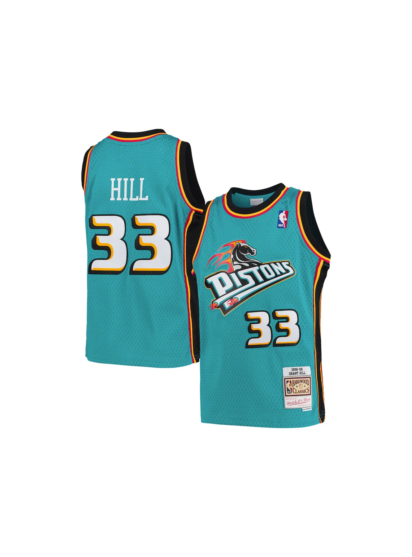 Grant Hill Detroit Pistons Mitchell & Ness Hardwood Classics