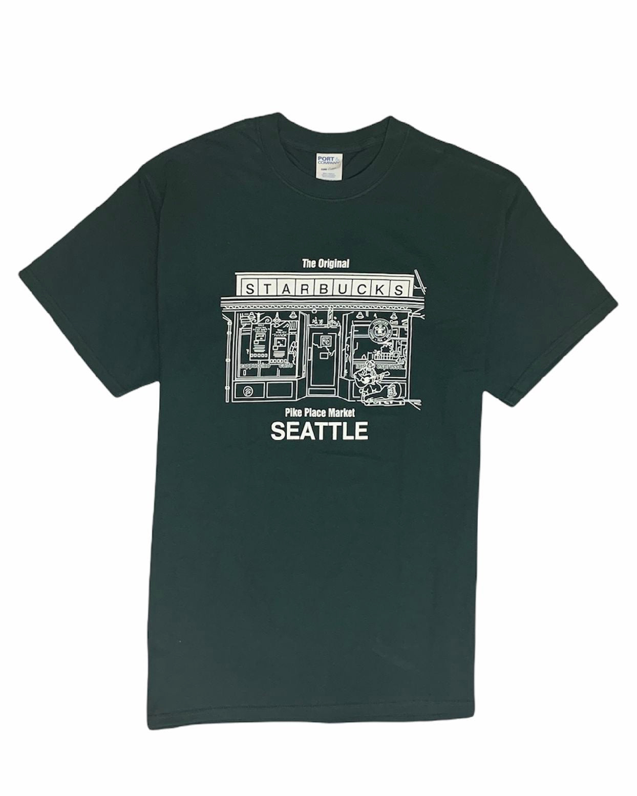 T-Shirts - Seattle Original Starbucks Line Drawing – Seattle T-Shirts - Seattle Original Starbucks Line Drawing – Seattle