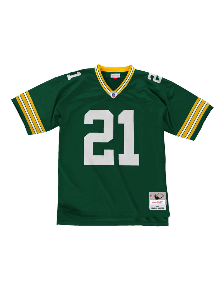 Mitchell & Ness Charles Woodson Green Green Bay Packers 2010 Legacy Replica  Player Jersey