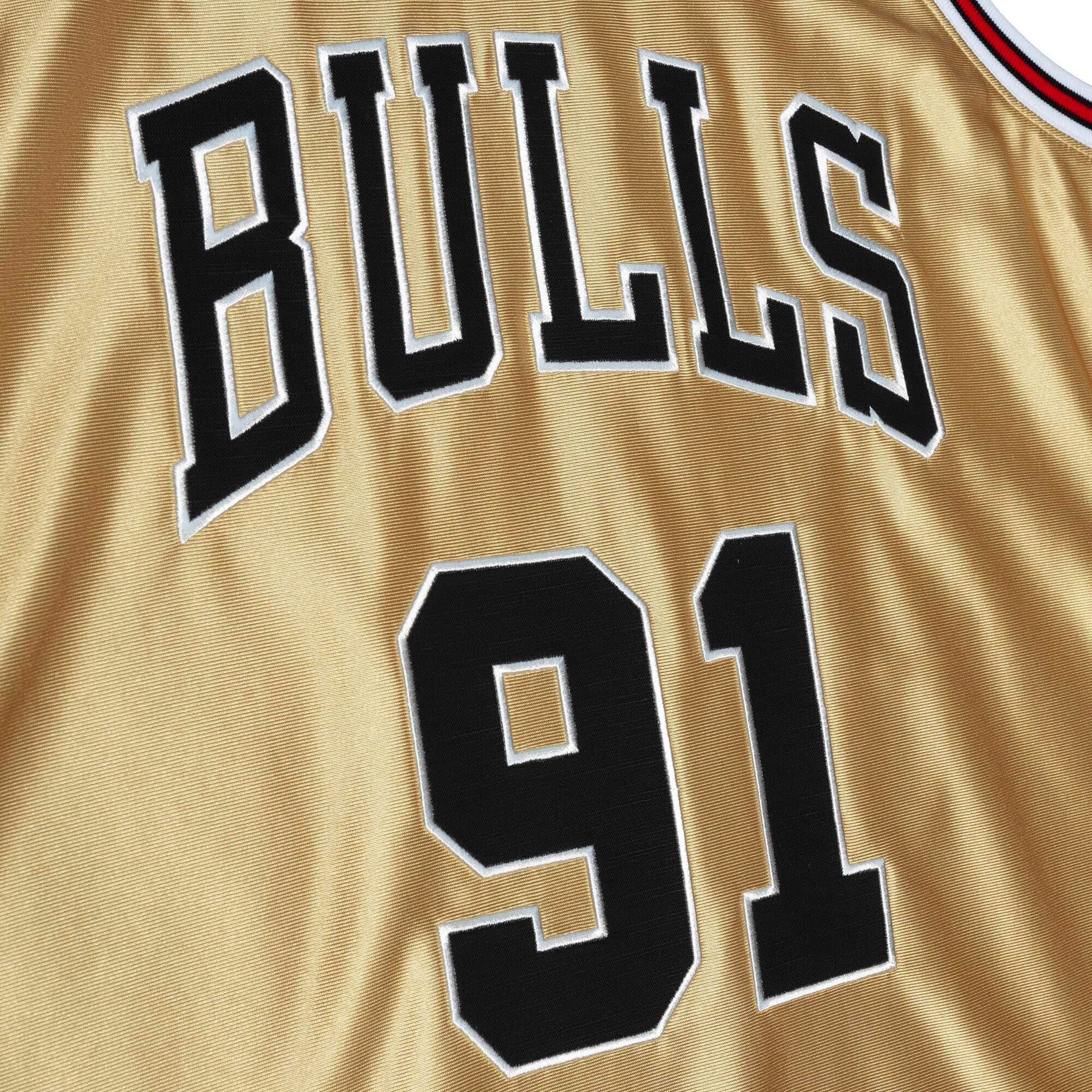 Mitchell & Ness 75th Anniversary Gold Swingman Scottie Pippen Chicago Bulls 1997-98 Jersey