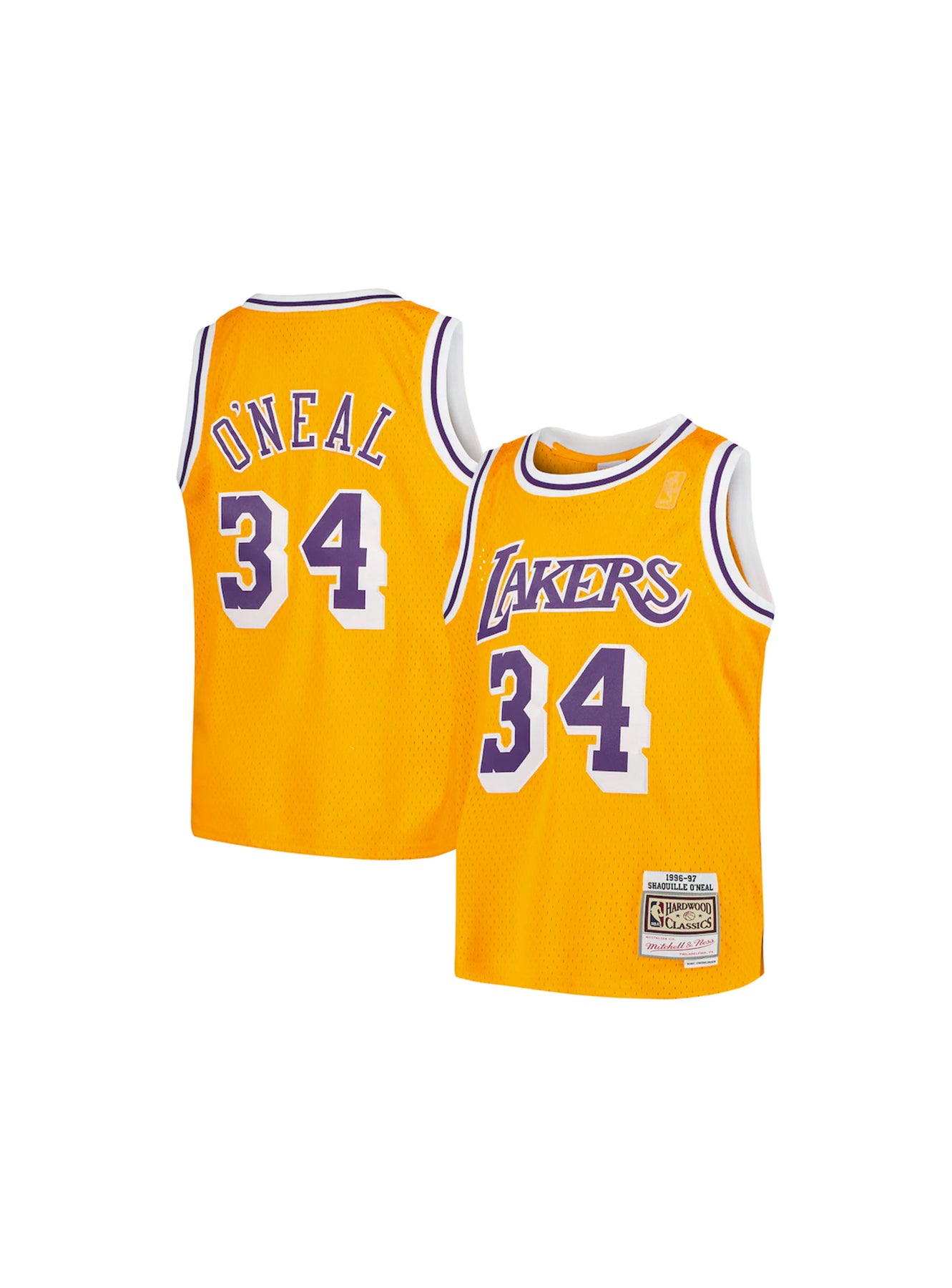 LA Lakers Shaquille O'Neal Black Blue Swingman Jersey