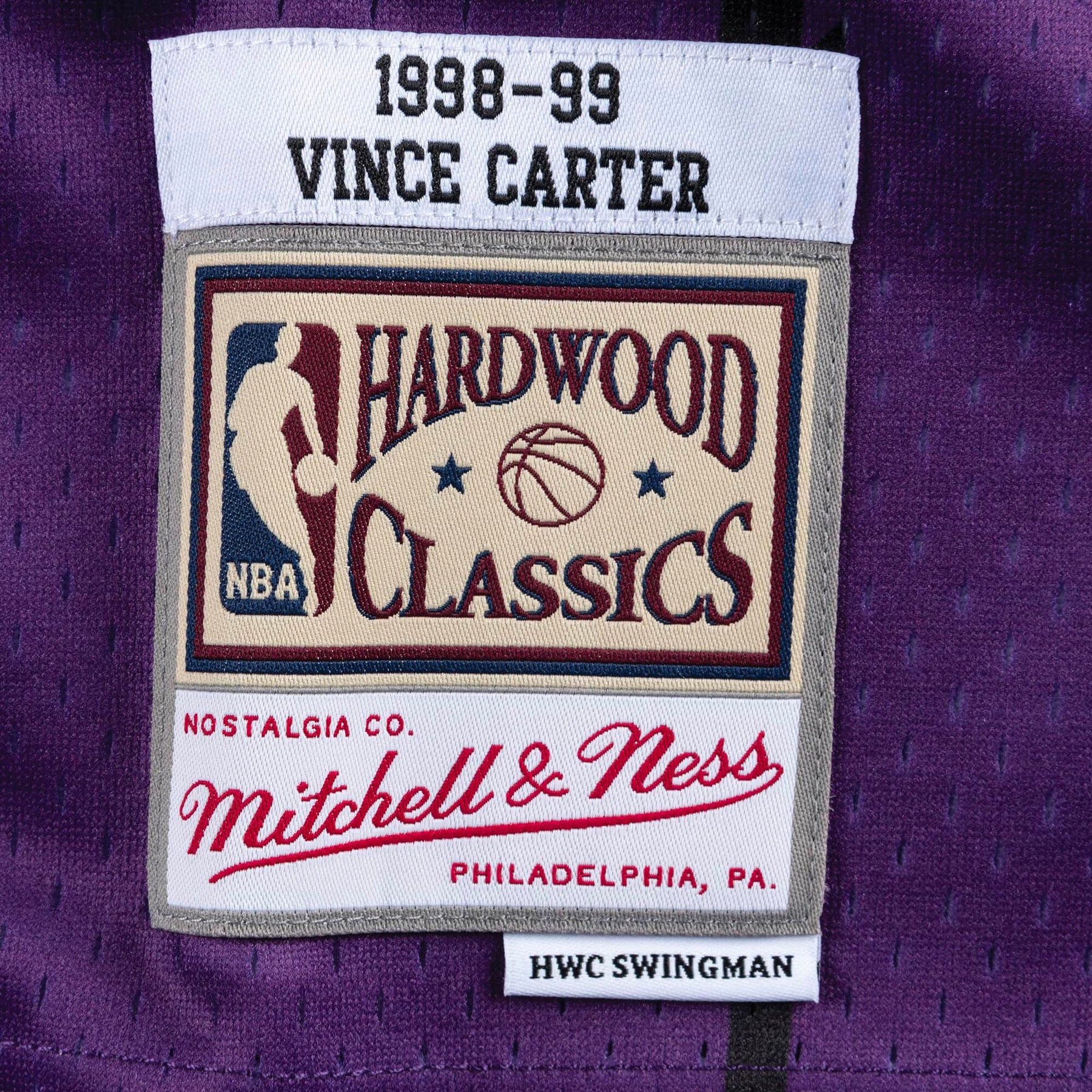 Mitchell & Ness NBA SWINGMAN ROAD RAPTORS 98 VINCE CARTER - Top
