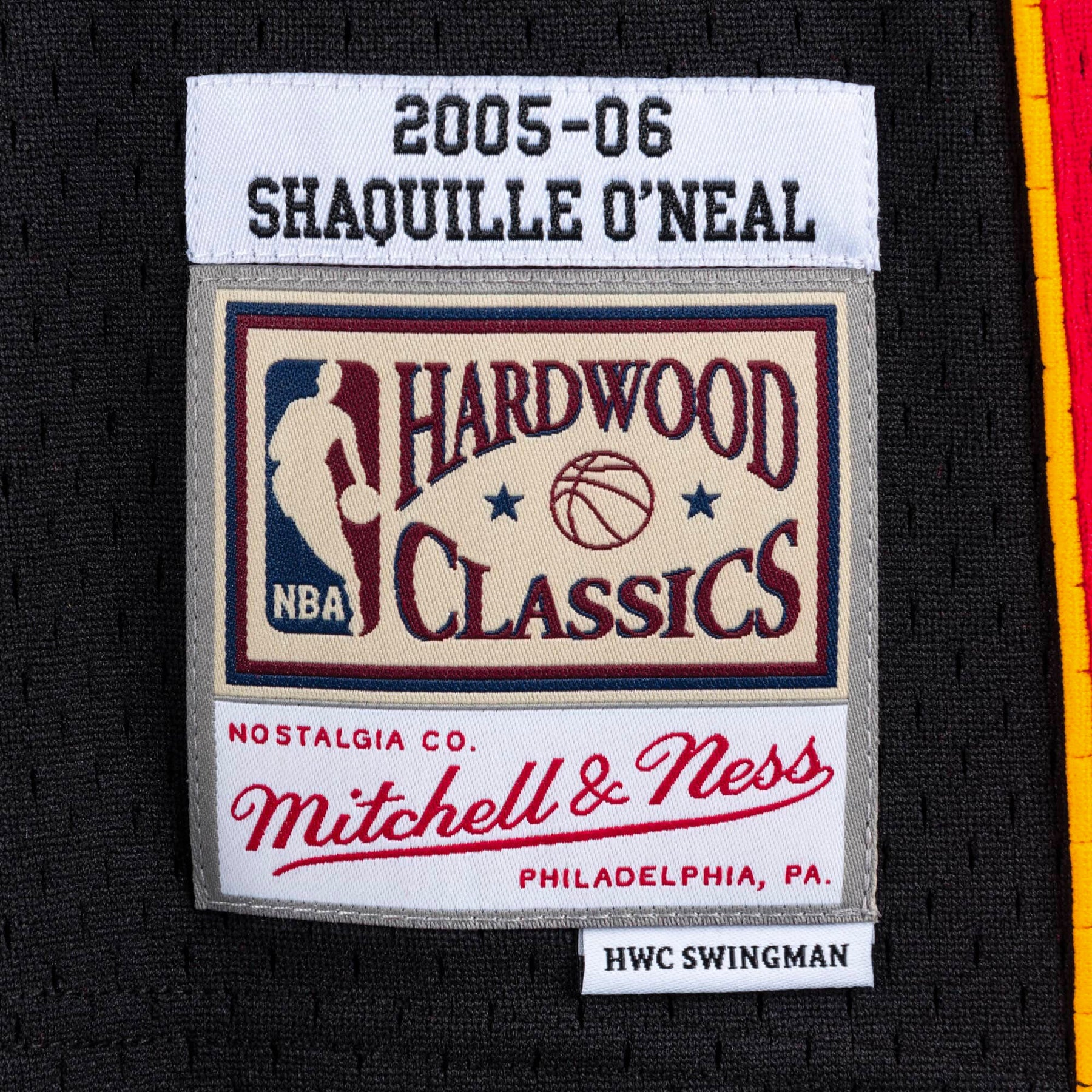 Shaquille O'Neal Miami Heat Mitchell & Ness Hardwood Classics