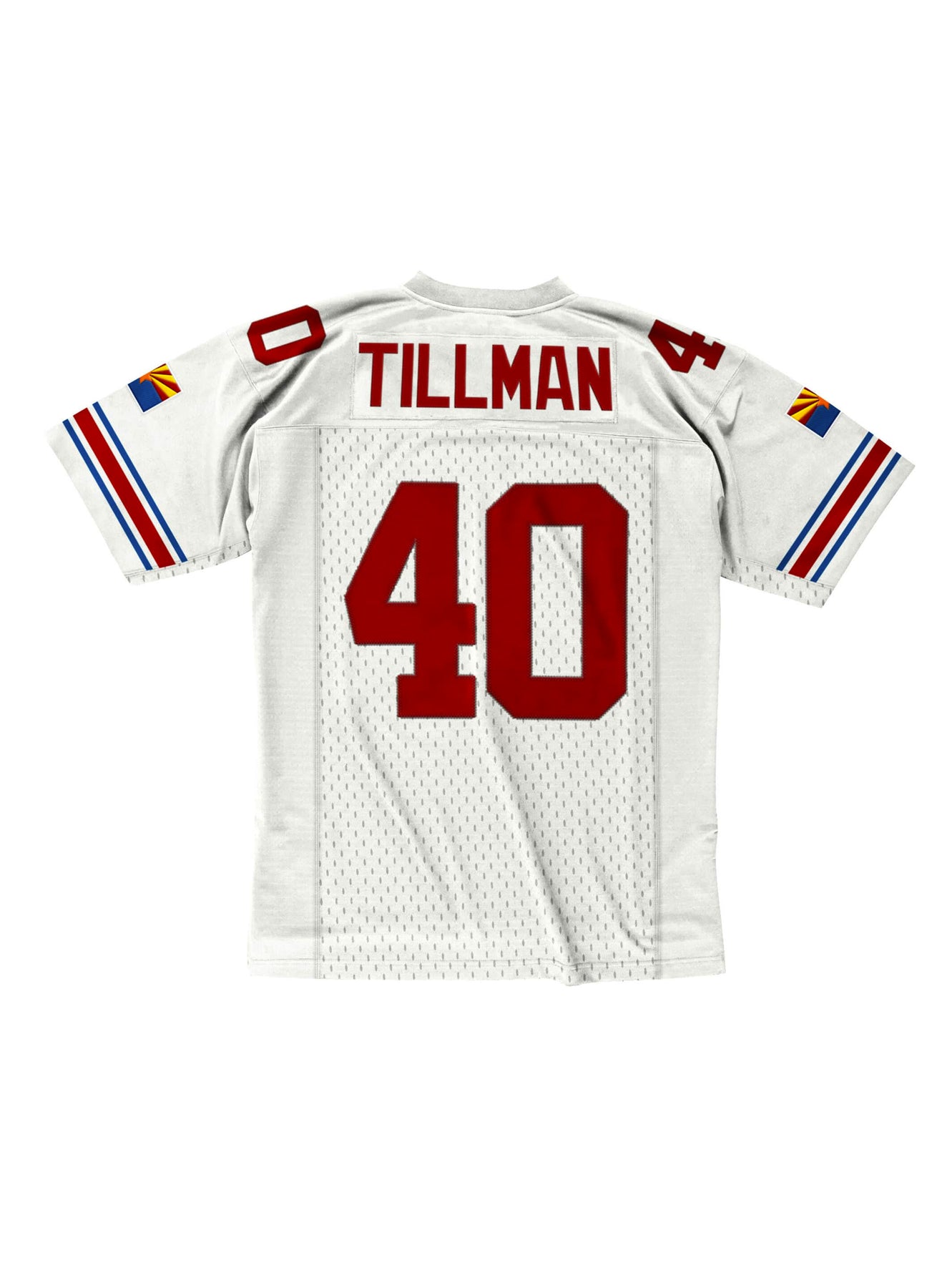Men's Mitchell & Ness Pat Tillman White Arizona Cardinals Legacy Replica Jersey Size: Medium